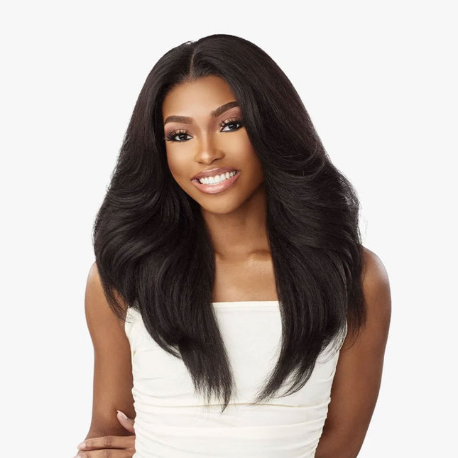 Sensationnel Curls Kinks&co Synthetic Textured Lace Front Wig - 13x6 Kinky Layered Blow Out 22"