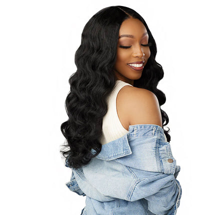 Sensationnel Curls Kinks&co Textured Lace Wig - Y-part Kinky Loose Wand Curls 24