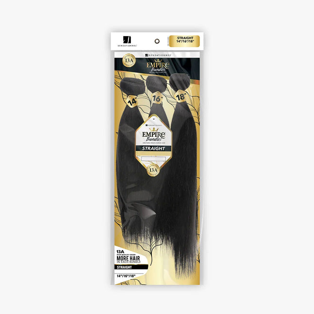 Sensationnel Empire 13a Multi Weave Human Hair - Straight 16"18"20"