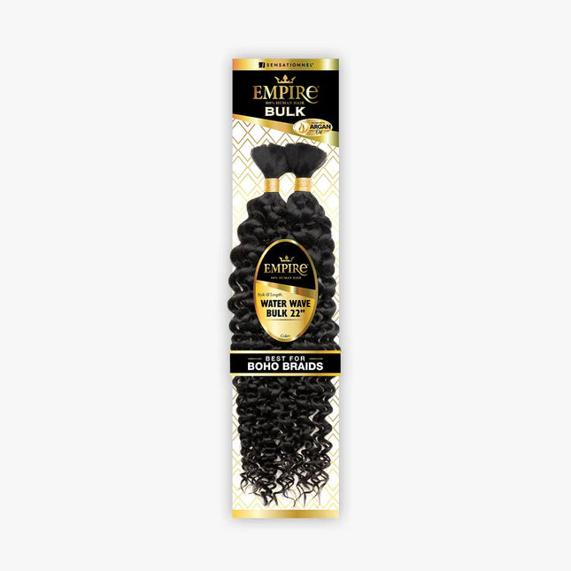 Sensationnel Human Hair Weave Empire Water Wave Bulk 22"