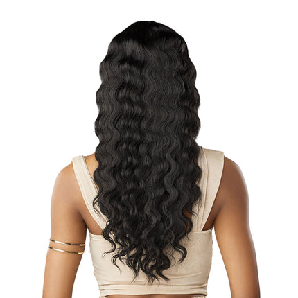 Sensationnel Glamzy Synthetic Hair Gluless Hd Lace Part Wig - Seraphina