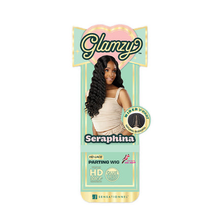 Sensationnel Glamzy Synthetic Hair Gluless Hd Lace Part Wig - Seraphina