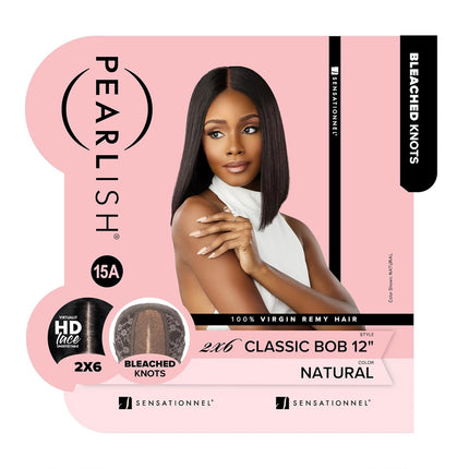 Sensationnel Pearlish Bleached Knots Hd Lace Wig - 2x6 Classic Bob 12"