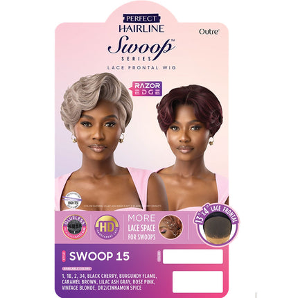 Outre Synthetic Perfect Hairline 13x4 Hd Lace Front Wig - Swoop 15