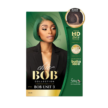 Sensationnel Synthetic Hair Butta Hd Lace Chic Bob Lace Wig - Bob Unit 3