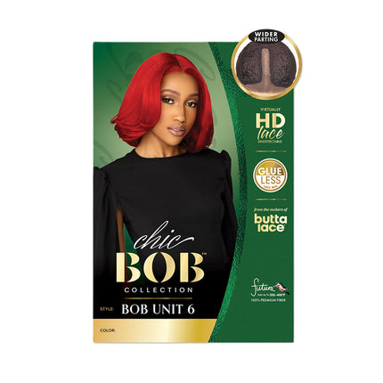 Sensationnel Synthetic Hair Butta Hd Lace Chic Bob Lace Wig - Bob Unit 6