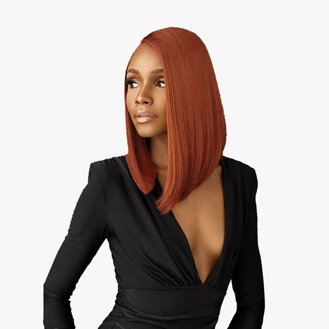 Sensationnel Synthetic Hair Butta Hd Lace Undetectable Chic Bob Lace Wig - Lob Unit 1