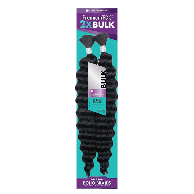Sensationnel Premium Too Human Hair & Fiber Blend - 2x Deep Bulk 22