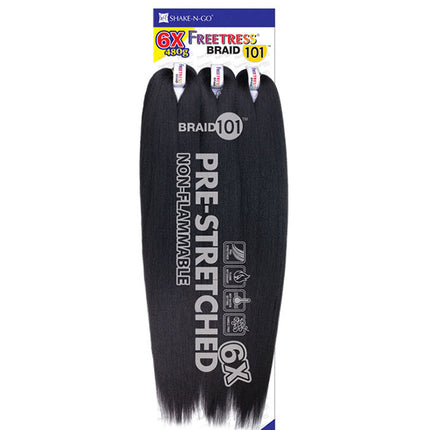 2x Braid 101 28" - Freetress Synthetic Hair Mega Jumbo Blow Out Texture