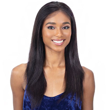 Shake N Go Girlfriend 100% Virgin Human Hair Hd Frontal Lace Wig - Hd 13x4 Straight 22