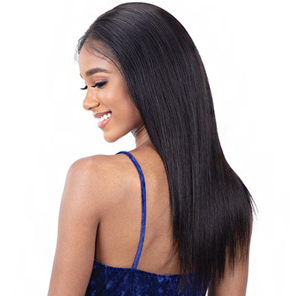 Shake N Go Girlfriend 100% Virgin Human Hair Hd Frontal Lace Wig - Hd 13x4 Straight 22