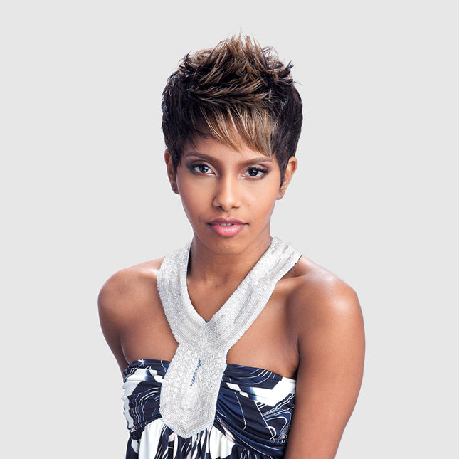 Moby - Vanessa Fashion Synthetic Short Straight Spike Full Wig