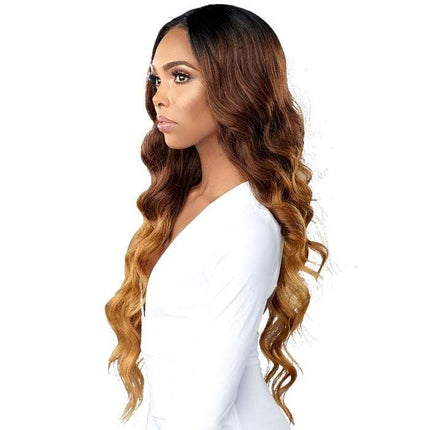 Sensationnel Butta Lace Human Hair Blend Hd Lace Front Wig - Ocean Wave 30