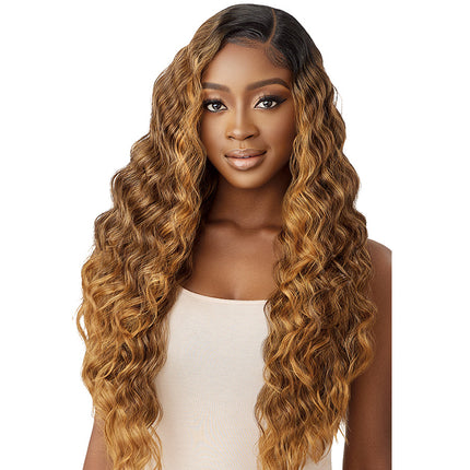 Outre Sleeklay Part Synthetic Hd Lace Front Wig - Shalini