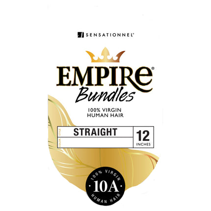 Sensationnel Human Hair Empire Bundles Weave - Straight 12"