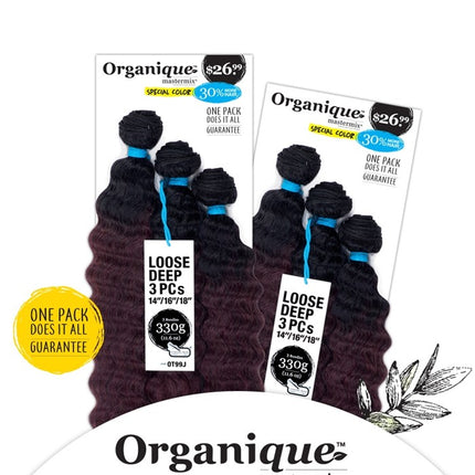 Loose Deep 3pcs - Shake-n-go Synthetic Mastermix Organique Weave Extension