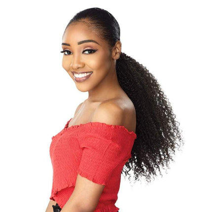Sensationnel Synthetic Ponytail Instant Pony Wrap Kiny Curly 18"