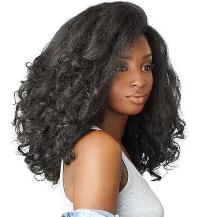 Sensationnel Synthetic Instant Weave Curls Kinks&co Half Wig - Rain Maker