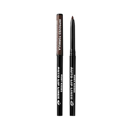Kiss Ruby Kisses Auto Lip Liner Pencil-all16(dark Brown,3pack)