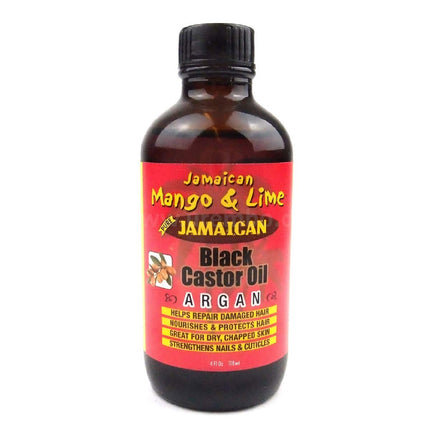 [Jamaican Mango&Lime] Pure Organic Black Castor Oil Treatment Argan 4Oz