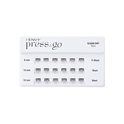 I-envy Press&go Waterproof Self-adhesive Eyelashes-pw06(2x-volume)