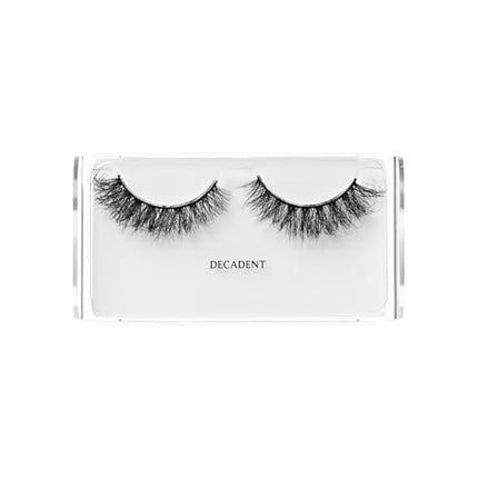 Kiss Vluxe Real Mink Dd Curl Eyelashes, 100% Real Mink-vdm04(decadent)