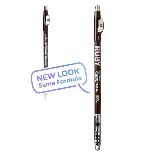 Kiss Go Brow Eyebrow Wooden Pencil Dark Brown-rbwp02