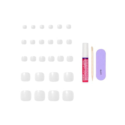 Kiss Glam, Press On Nails, Nail Glue Included-gst01(twinkle Toes)