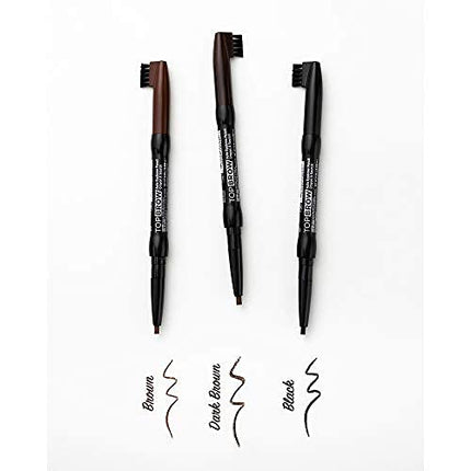 Kiss New York Top Brow Auto Pencil, Long-lasting Eyebrow Makeup Definer-kbap04