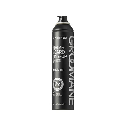 Red Pro Groomane Temporary Color Spray-gr31(black, 6.6oz)