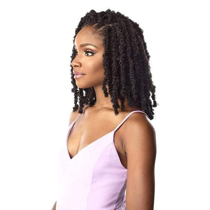 Sensationnel Lulutress Synthetic Crochet Braid - 3x Butterfly Locs Bob 8, 10, 12