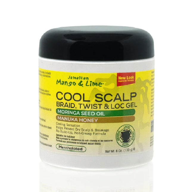 [Jamaican Mango & Lime] No More Itch Cool Scalp Braid, Twist & Lock Gel 6Oz