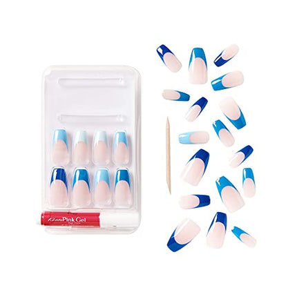 Gold Finger Gel Glam Design Nail Press On Nails, Gel Nail Kit (gd13)