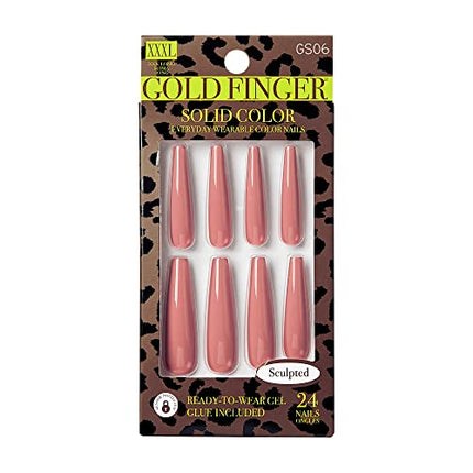 Goldfinger Halloween Press On Nails-gs06(light Up)