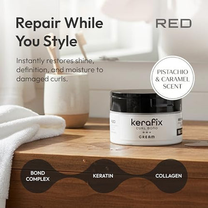 Red By Kiss Kerafix Curl Bond Cream 8 Oz-scb03