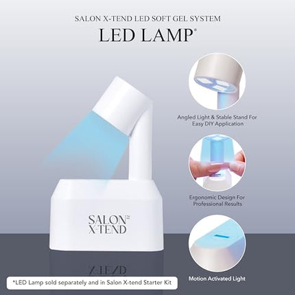 Kiss Salon X-tend, Press-on Nails, Led Soft Gel System-sxd04(trustfall)