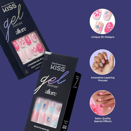 Kiss Gel Fantasy Allure Press On Nails-fa12