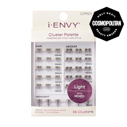 Kiss I-envy Cluster Palette Lash Refill-cpr18(dramatic 10-15mm #18)
