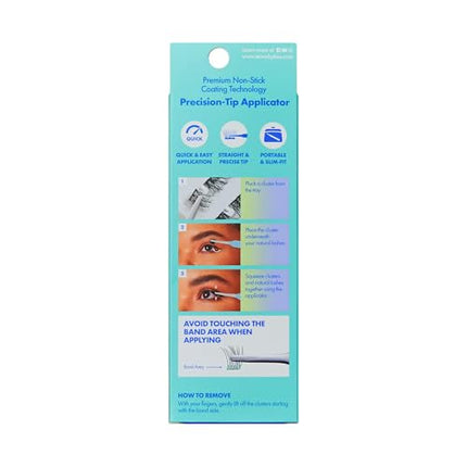 I-envy Press&go Lash Applicator Tool, Nonstick Cluster Eyelash Tweezers-ipa02