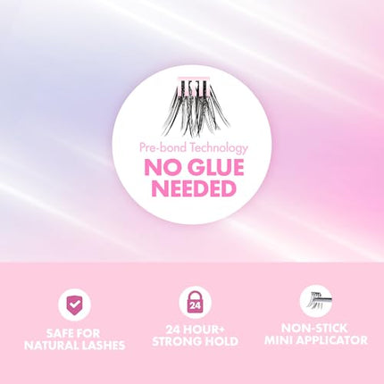 I-envy Press&go 1 Step Press-on Lashes & Applicator Kit-ipk04(clean Day Fresh)