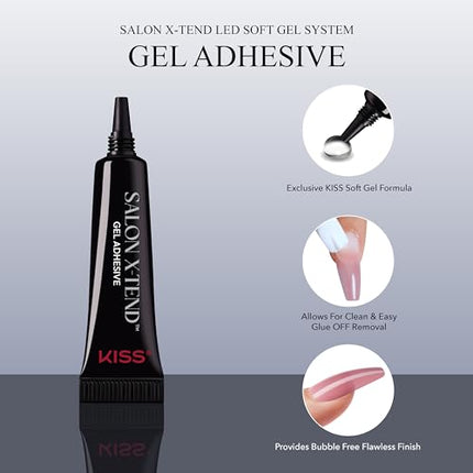 Kiss Salon X-tend, Press-on Nails, Led Soft Gel System-sxd04(trustfall)