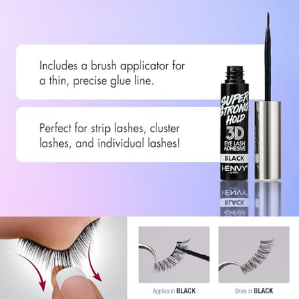 I-envy Super Strong Hold 3d Strip Lash Glue-kpeg14n(black)