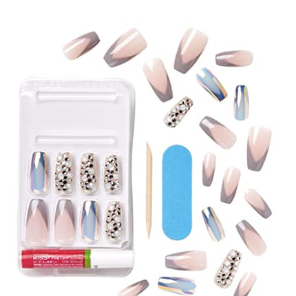 Kiss Masterpiece One-of-a-kind Luxe Nails-mpa01(love It)
