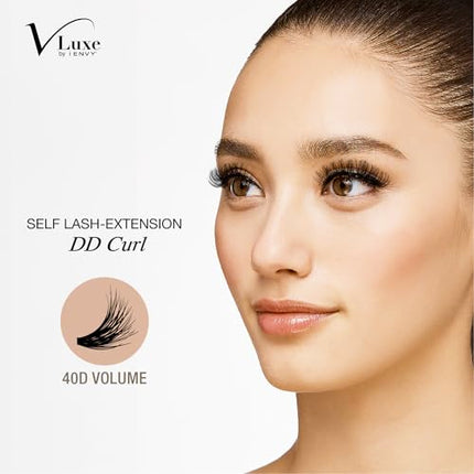Kiss Vluxe Dd Curl Lash Cluster Eyelash Extensions-vlei13