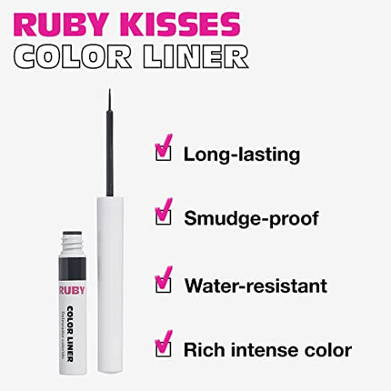 Ruby Kisses Color Liquid Eyeliner-rce06(black)