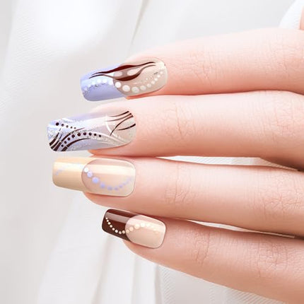 Goldfinger 24 Pcs Press On Nails-gd49