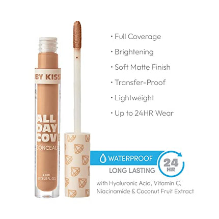 Ruby Kisses All Day Concealer 0.13 Fl Oz-rac12(4-3 Chestnut)