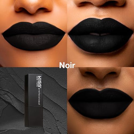 Kiss New York Professional Richly Pigmented Satin Lipstick-sls11(noir)