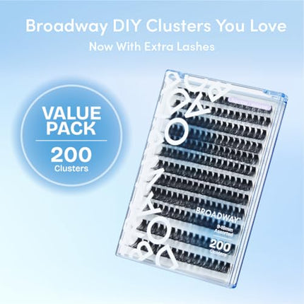 Kiss Broadway Lash Clusters-diym40