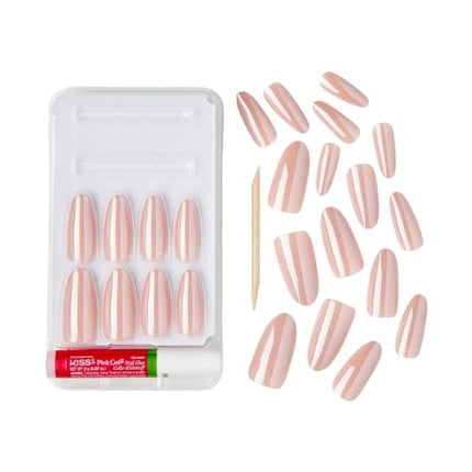 Goldfinger False Nails Kit-gsf12(french Glazed)